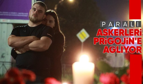 Wagner'in kurucusu Prigojin Saint Petersburg'da hüzünle anıldı! Ruslar çiçek bırakıp, mum yaktı