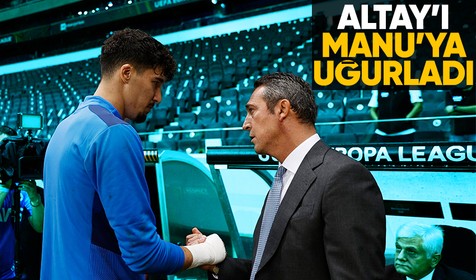 Altay Bayındır'ı Ali Koç uğurladı! Manchester United'a imzaya gitti