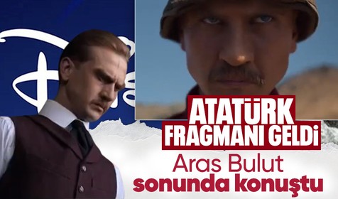 Disney Plus'ın iptal ettiği Atatürk filminin ilk fragmanı yayınlandı! Aras Bulut İynemli sessizliğini bozdu