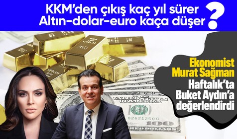Merkez'in faiz kararı sonrası altın, dolar ve eurodaki düşüş ne zamana kadar devam edecek? KKM ne olacak? Ekonomist Murat Sağman, Buket Aydın'a konuştu