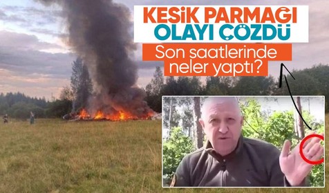 Uçağı düşürülen Wagner lideri Prigojin'in cansız bedeni parmağıyla teşhis edildi