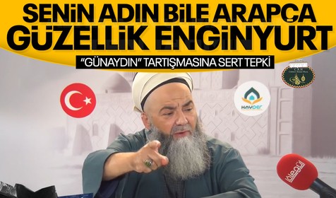 Cübbeli Ahmet'ten Cemal Enginyurt'a tepki! Senin adın Arapça, git değiştir