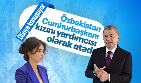 Dünya bu haberi konuşuyor! Özbekistan Cumhurbaşkanı kızını yardımcısı olarak atadı