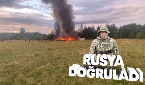 Rusya Wagner lideri Prigojin'in öldüğünü doğruladı! Düşen uçaktakilerin kimlikleri belli oldu