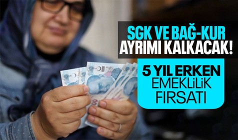 Emeklilik hesaplamaları değişiyor! Gözler o tarihte... 5 yıl erken emekli olunabilecek! SGK ve Bağ-Kur ayrımı ortadan kalkacak mı?