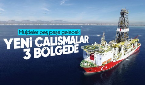 Sondaj çalışmaları için 3 yeni bölge! Türkiye petrol ve doğal gaz peşinde