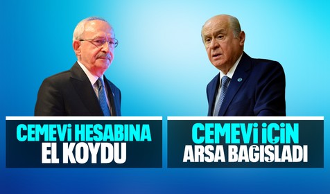 CHP'li belediye cemevinin bağış hesabına el koyarken Bahçeli'nin hediye ettiği arsa cemevi temel atma törenine hazırlanıyor