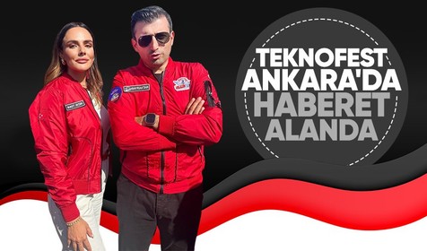 Haberet.com TEKNOFEST için Ankara'da! Buket Aydın ve Selçuk Bayraktar bir araya geldi