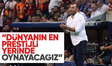 Okan Buruk: En iyi kadromuzla olmamamıza rağmen, buradan Şampiyonlar Ligi'ne girmek önemliydi