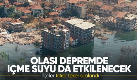 Olası İstanbul depreminde içme suyu da tehlike altında! Oluşacak hasarların çoğu Avrupa Yakası'nda...