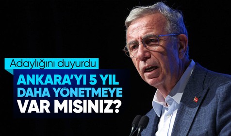 Mansur Yavaş ABB adayı olduğunu açıkladı