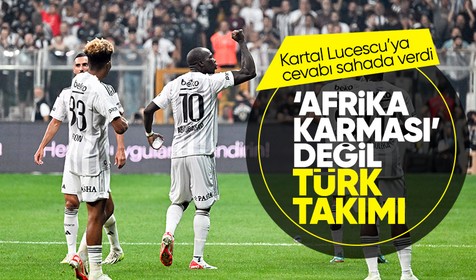 Beşiktaş Dinamo Kiev'i iki maçta mağlup etti! Aboubakar varsa sorun yok
