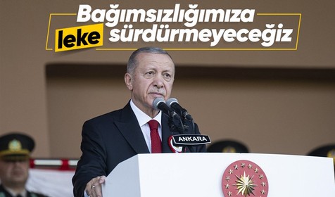 Son Dakika: Cumhurbaşkanı Erdoğan MSÜ diploma ve sancak devir teslim töreninde