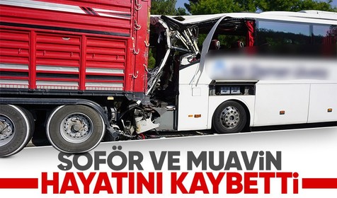 Adana'da yolcu otobüsü tırla çarpıştı! Feci kazada 2 kişi hayatını kaybetti... Birçok yaralı var