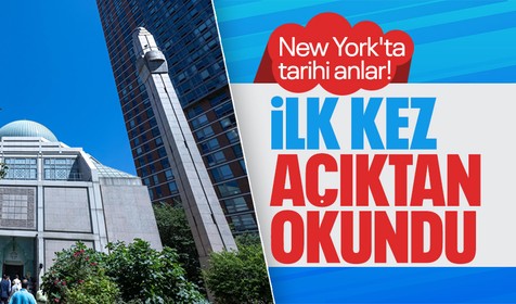 New York'ta tarihi anlar: Ezan sesi camilerden ilk kez hoparlörle dışarıya verildi