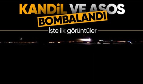 Son Dakika: Kandil ve Asos bombalandı! İşte hava harekatının görüntüleri