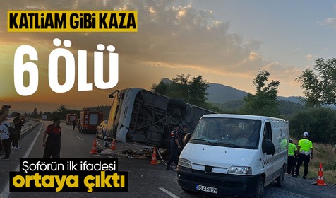 Son Dakika: Denizli'de kum yüklü kamyon otobüse çarptı: 6 kişi öldü, 43 kişi yaralandı