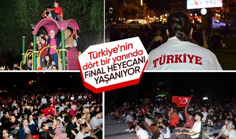 Türkiye'nin dört bir yanında Filenin Sultanları'nın final maçı için dev ekran kuruldu