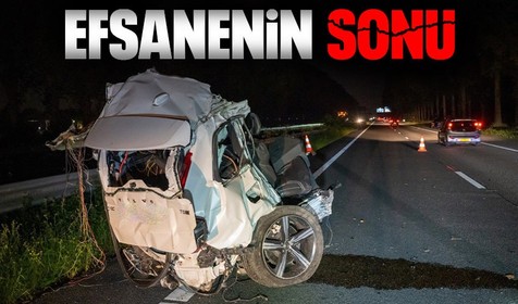 Volvo'nun Hollanda'daki kazası efsanenin karizmasını çizdi!