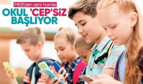 İlk ders zili çaldı! MEB'den dijital bağımlılığı önleyecek hamle! Okullarda cep telefonu kısıtlaması!