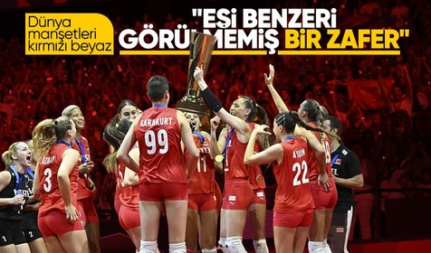 Son Dakika: Filenin Sultanları tarih yazdı! Avrupa'nın en büyüğü olan kadınlarımız dünya basınında!