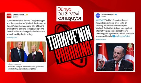 Cumhurbaşkanı Erdoğan -Putin görüşmesini yakından takip eden dünya basını: Türkiye'nin faydasına