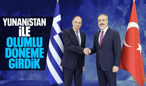 Dışişleri Bakanı Hakan Fidan Yunan mevkidaşı Gerapetritis ile açıklamalarda bulundu