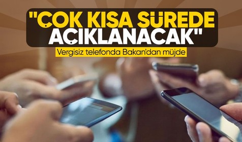Kabine Toplantısı sonrası Bakan Kacır'dan vergisiz telefon sözleri! "Kısa sürede açıklanacak"