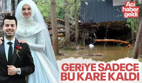 Kırklareli'deki selde kaybolan Doktor Selman Bağışlar ve eşi Mihriban Bağışlar çiftinden geriye bu kare kaldı