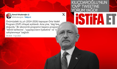 Orta Vadeli Program'ı eleştiren Kılıçdaroğlu'na "İstifa et" yorumları yağdı
