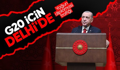 Cumhurbaşkanı Erdoğan Delhi'ye gitti! Sonraki adres New York | Yoğun diplomasi trafiği