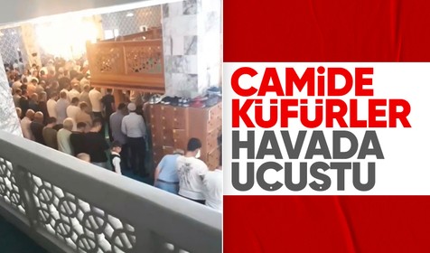 Cuma namazı demediler birbirlerine girdiler! 'Tokat attın' kavgasında camide küfürler havada uçuştu