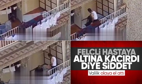Şanlıurfa’da balkonda felçli hastaya şiddete gözaltı