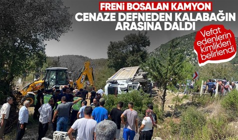 Son Dakika: Kahramanmaraş'ta feci kaza! Kamyon cenaze namazı kılanların arasına daldı: Ölü ve yaralılar var