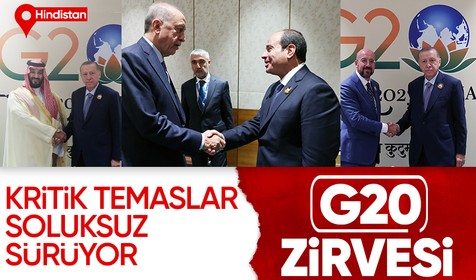 G20 Zirvesi'nde 2. gün! Cumhurbaşkanı Erdoğan'dan yoğun diploması trafiği