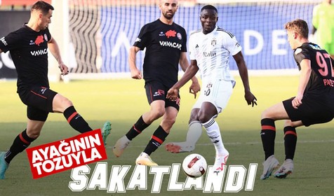 Beşiktaş'ın yeni transferi Eric Bailly ilk maçında sakatlandı