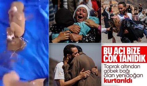 Fas'ı enkaza çeviren deprem! Göbek bağı kopmamış yenidoğan toprak altından çıkarıldı