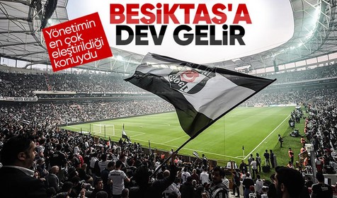 Beşiktaş'ta beklenen imza atılıyor! Stat sponsorluğundan 216 milyon liralık gelir