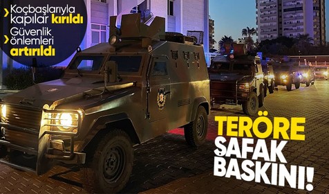 Mersin'de terör örgütüne yönelik düzenlenen operasyon kapsamında 4 kişi gözaltına alındı! İlk görüntüler geldi