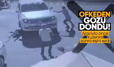 Muğla'da felaket! Tartıştığı kuzenini ve eşini arabayla ezdi... O anlar saniye saniye kameralara yansıdı