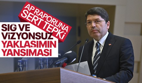 Son Dakika: Adalet Bakanı Yılmaz Tunç'tan AP'nin Türkiye raporuna tepki!