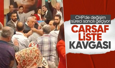 CHP Konya İl Kongresi'nde kavga! Parti çarşaf liste gerginliği bitmiyor