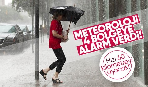 Meteoroloji alarm verdi! 4 bölgeye kritik uyarı! Rüzgar uçuracak! | 17-21 Eylül 2023 il il hava durumu