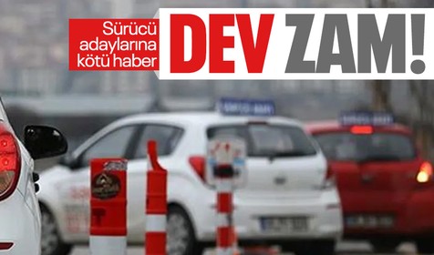 Sürücü adaylarına kötü haber! Kurslara dev zam geliyor