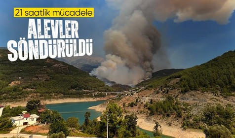 Son Dakika: Antalya'nın Alanya ilçesindeki yangın kontrol altına alındı! Bakan Yumaklı detayları açıkladı