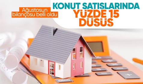 Ağustosun bilançosu belli oldu: Konut satışlarında yüzde 15 düşüş