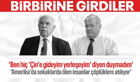 Doğu Perinçek ve Cem Toker yayında tartıştı! "Hiç ailecek Çin'e yerleşmek isteyen var mı?"