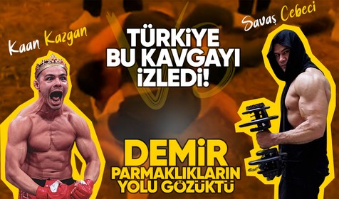 Kaan Kazgan-Savaş Cebeci kavgasını milyonlar izledi! Cebeci'nin 'Hıyar değilsen, mal değilsen 70 kilo kickboksçudan dayak yemezsin' sözleri gündem oldu