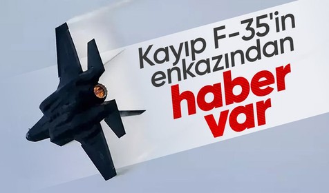 Son dakika! Kayıp F-35'in enkazından haber var