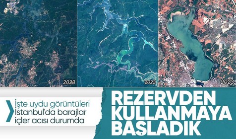 Yağışlar gelmezse İstanbullular rezervdeki suyu tüketecek! Barajların yüzey alanı 1700 futbol sahası kadar küçüldü